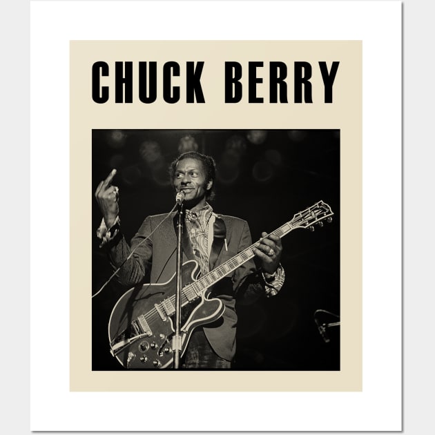 Chuck Berry Wall Art by NICKROLL